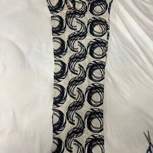 Zara Black and Cream Swirl Men's Pants
